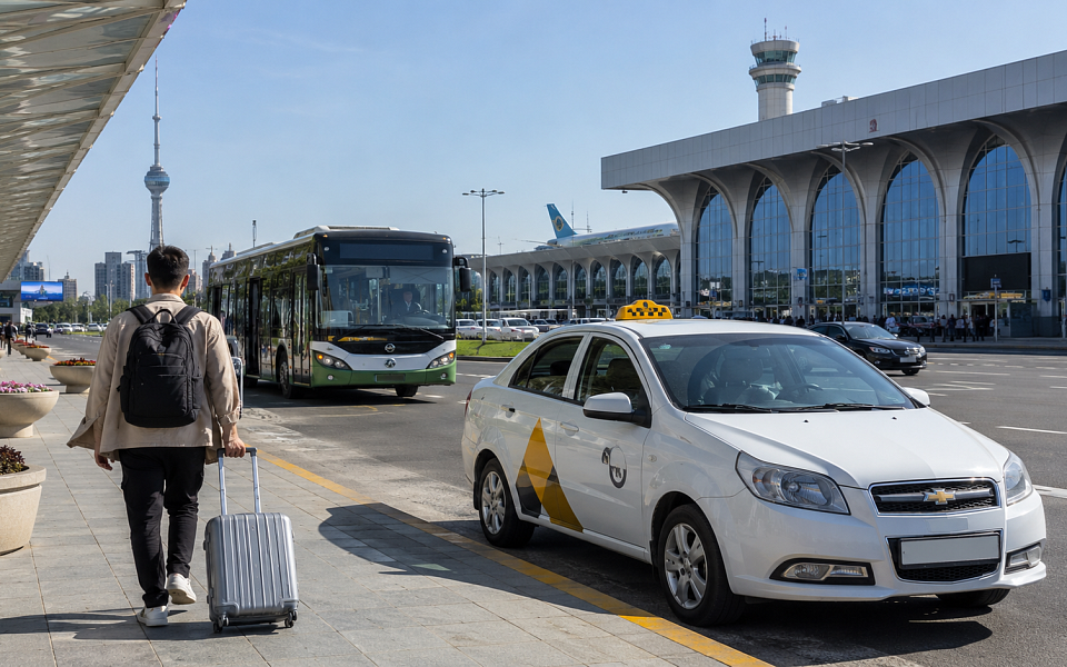 Как добраться из аэропорта Ташкента в центр города